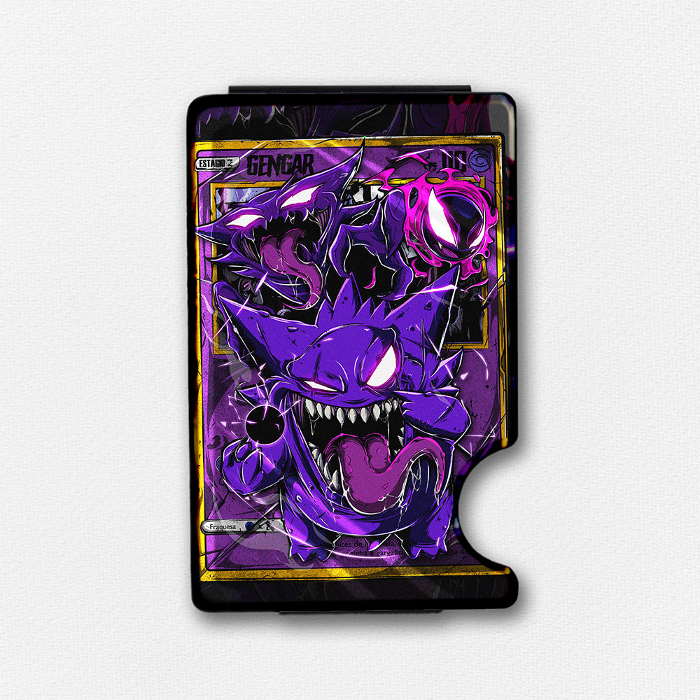 Wicked Evolution Plexi Glass Acrylic Backed Metal Wallet