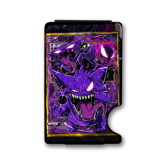 Wicked Evolution Plexi Glass Acrylic Backed Metal Wallet