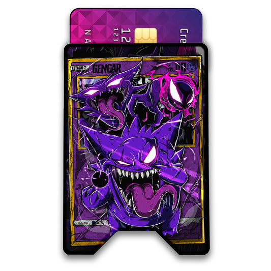 Wicked Evolution Plexi Glass Acrylic Backed 3D Printed Ultra Slim and Compact Wallet