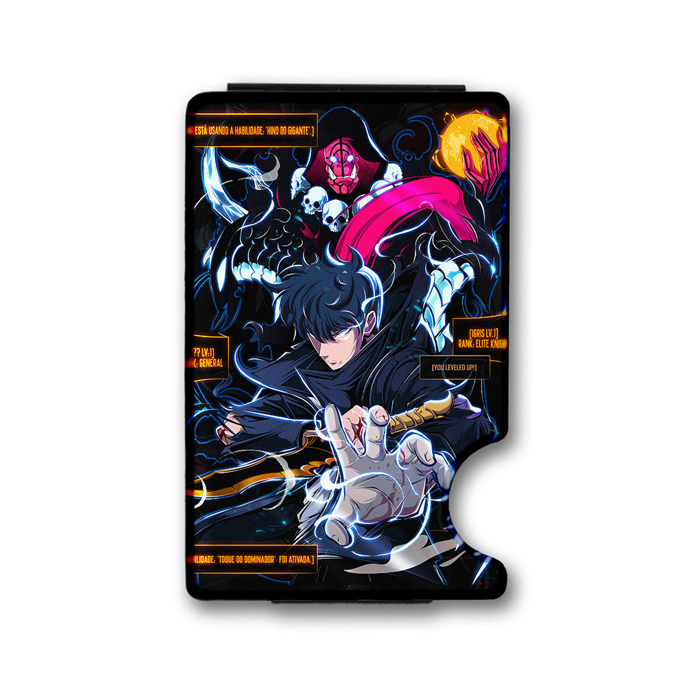 You Leveled Up! Plexi Glass Acrylic Backed Metal Wallet