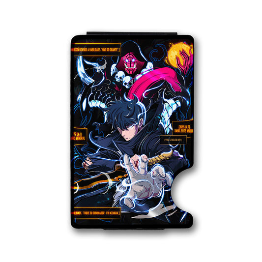 You Leveled Up! Plexi Glass Acrylic Backed Metal Wallet