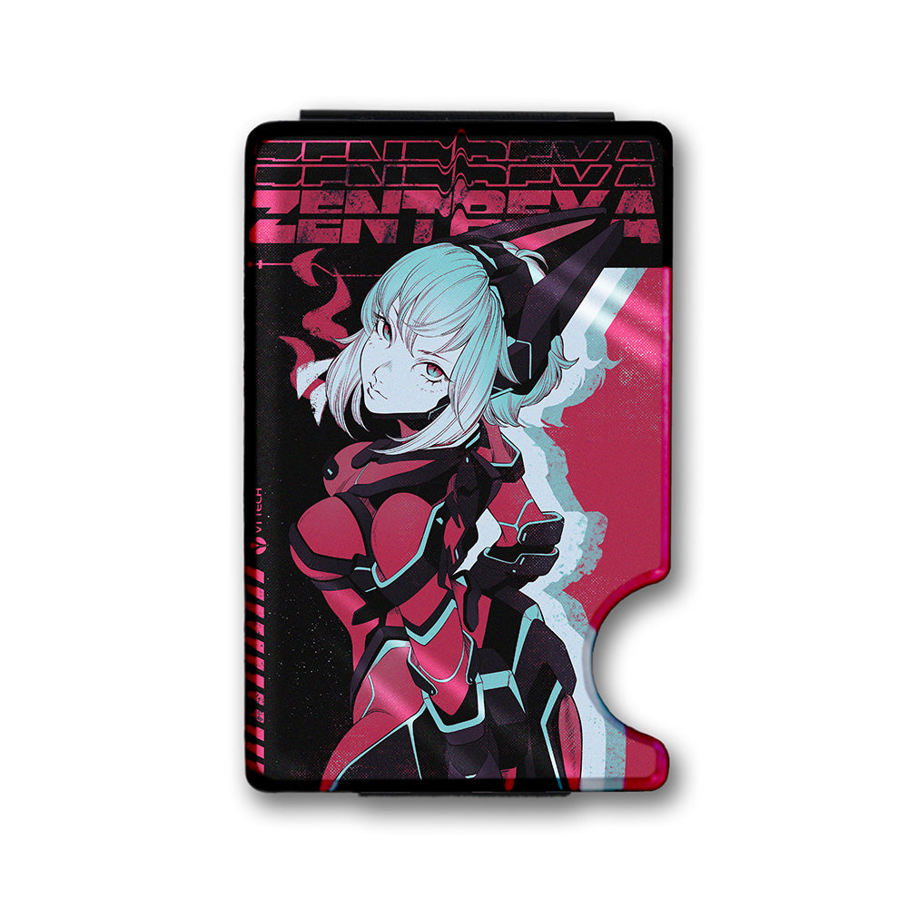 Zentreya x V1 Tech Plexi Glass Acrylic Backed Metal Wallet