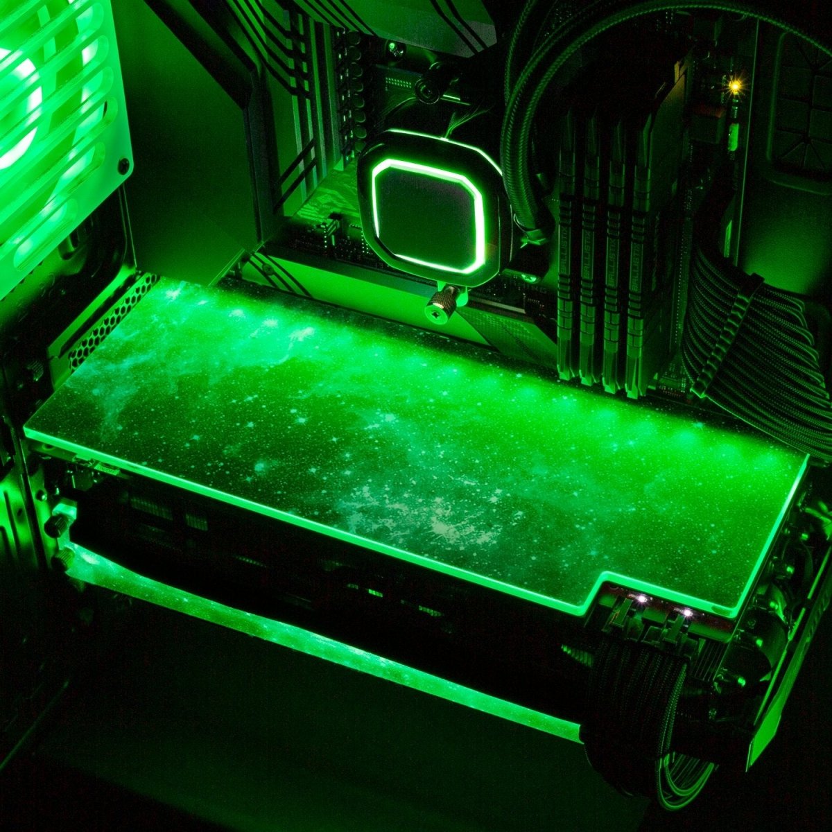 'Black Space' Custom Design RGB GPU Backplate by V1 Tech | Tailored To ...