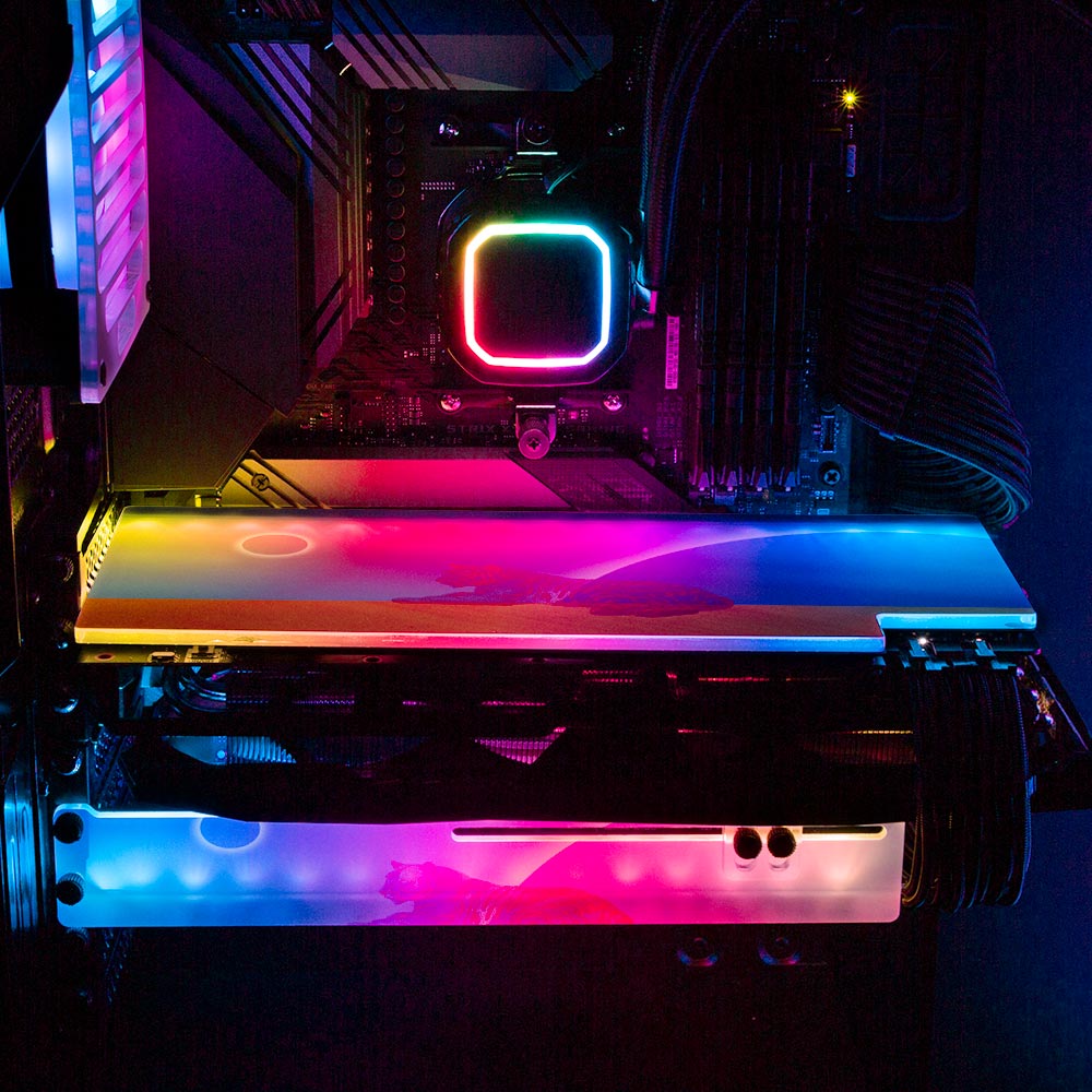 Spectacular.way - 'Break Time' | Custom RGB GPU Backplate by V1 Tech ...