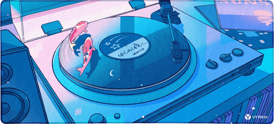 Chill Time Records X-Large Mouse Pad - Wacca - V1Tech