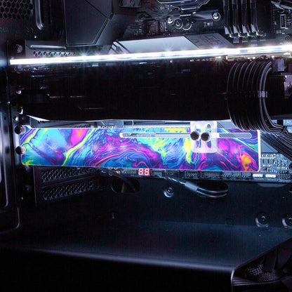 Colorburst RGB GPU Support Bracket - Geoglyser - V1Tech