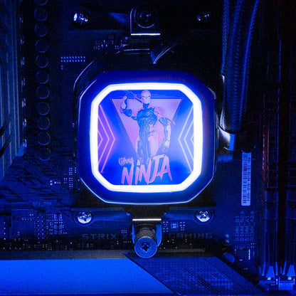 Cyborg Ninja AIO Cover for Corsair RGB Hydro Platinum and Pro Series (H100i, H115i, H150i, H100X, XT, X, SE, H60) - Ddjvigo - V1Tech