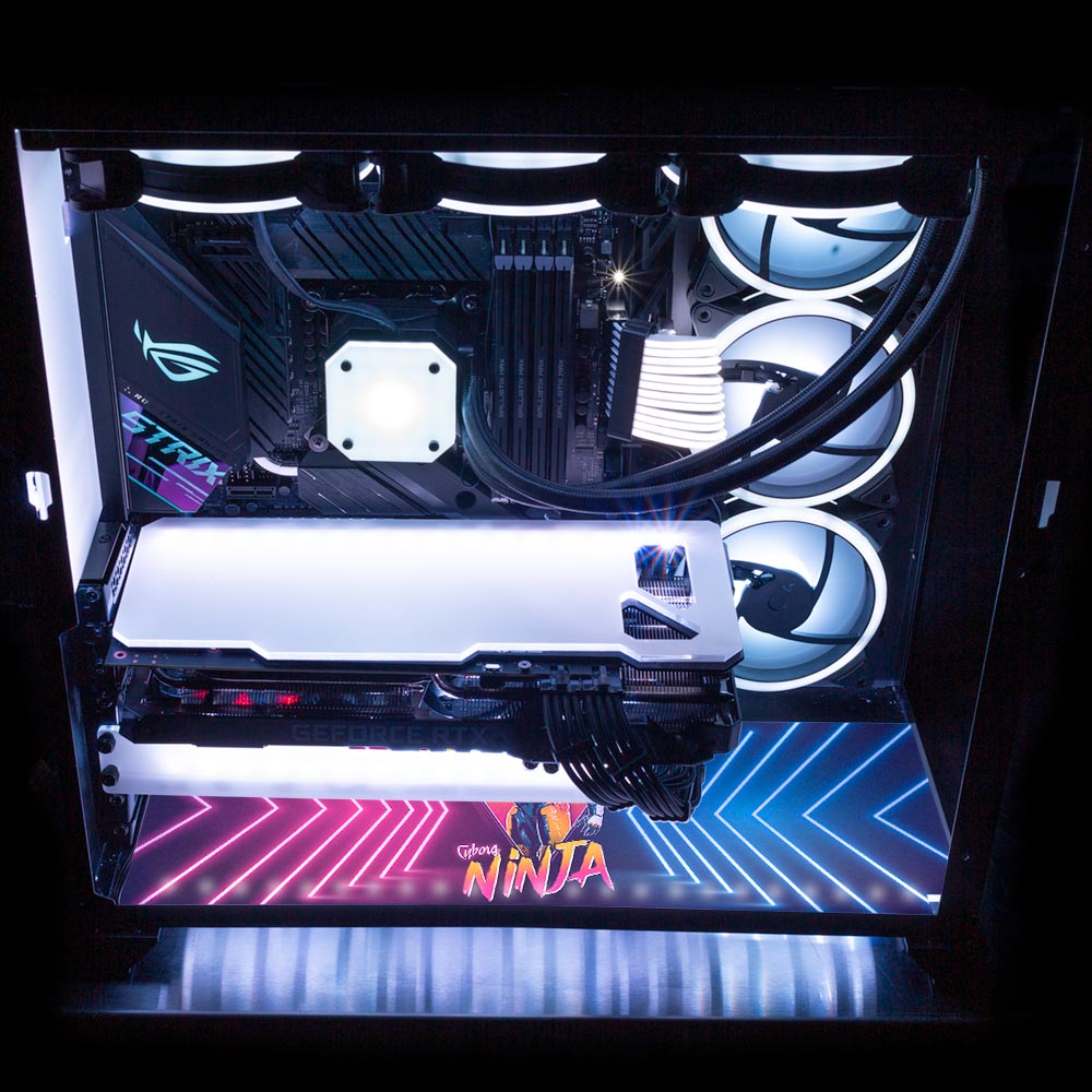 Cyborg Ninja Lian Li O11 Dynamic and XL Bottom Panel Plate Cover with ...