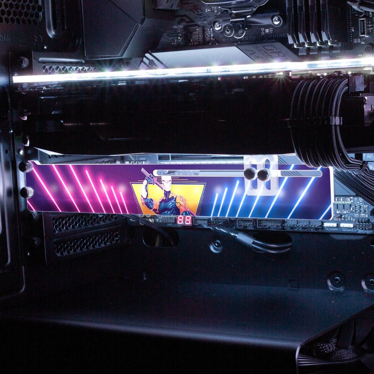 Cyborg Ninja RGB GPU Support Bracket - Ddjvigo - V1Tech – V1 Tech