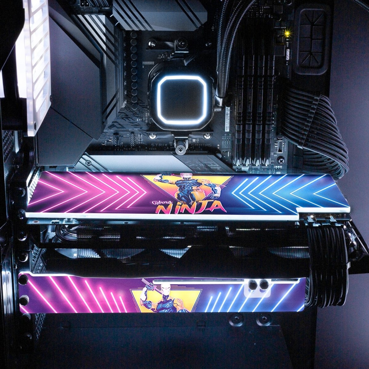 Cyborg Ninja RGB GPU Support Bracket - Ddjvigo - V1Tech – V1 Tech