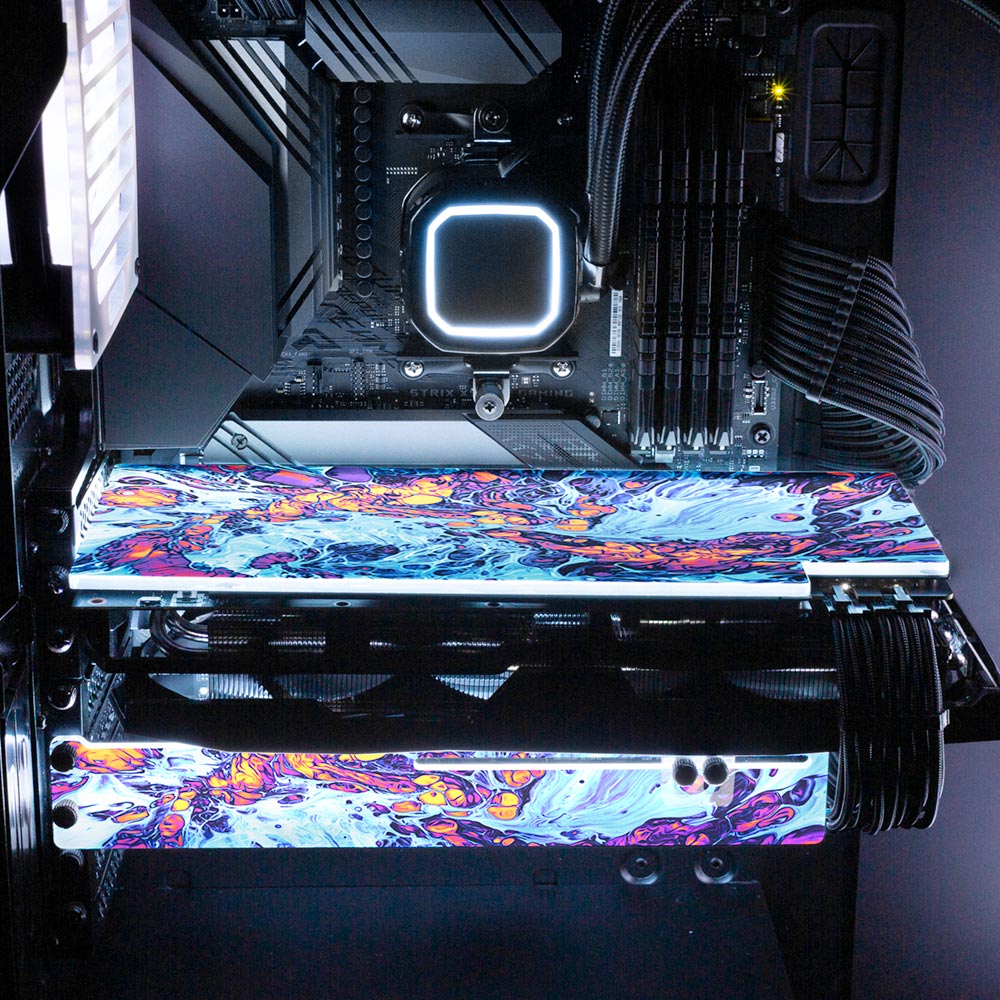 Explosion RGB GPU Support Bracket - Geoglyser - V1Tech – V1 Tech