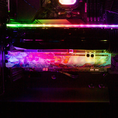 Explosion RGB GPU Support Bracket - Geoglyser - V1Tech