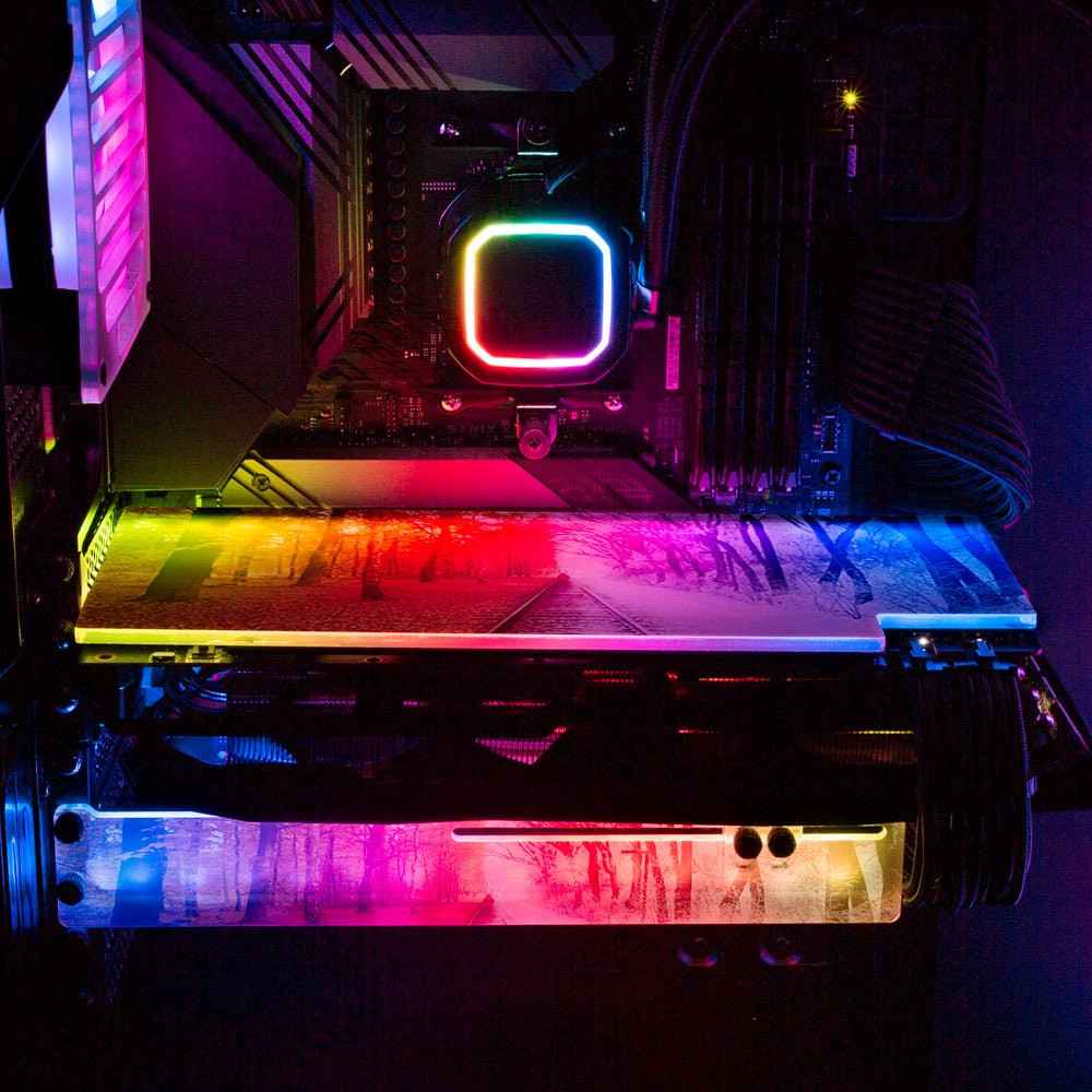 Fall and Winter RGB GPU Support Bracket - Nogar007 - V1Tech – V1 Tech