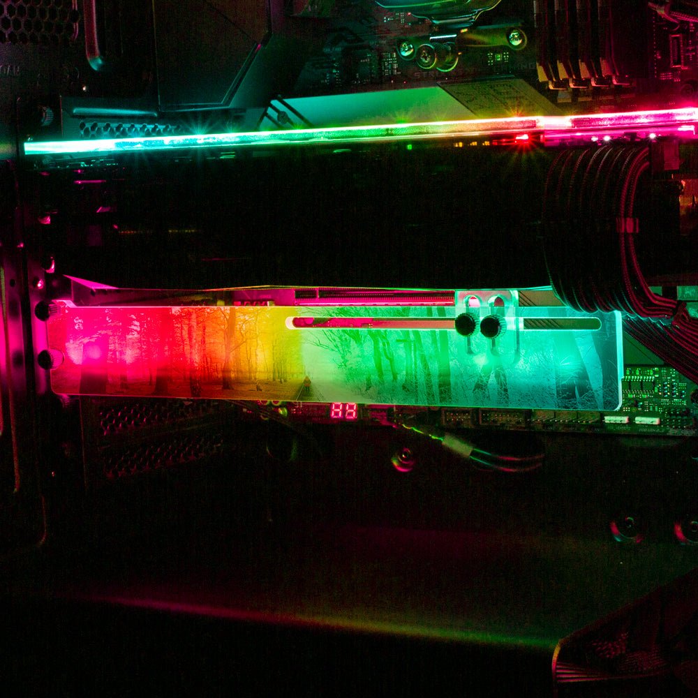Fall and Winter RGB GPU Support Bracket - Nogar007 - V1Tech – V1 Tech