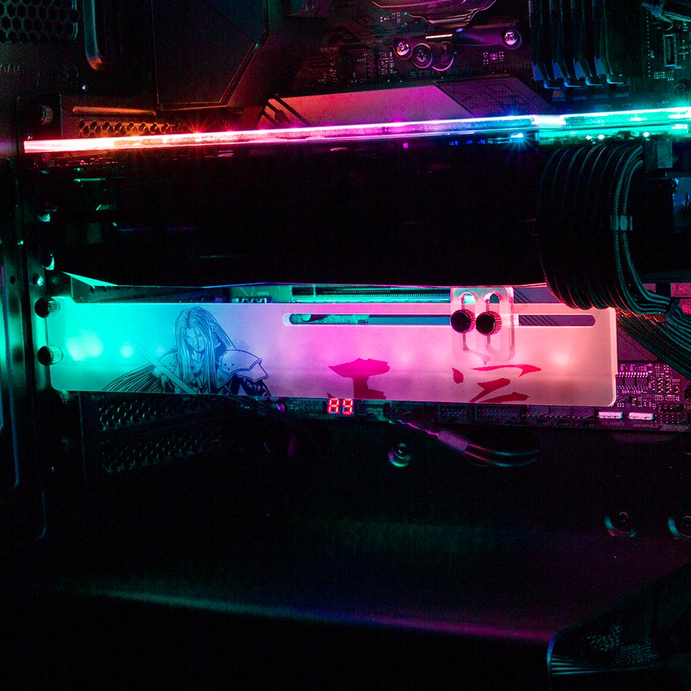 Fallen Angel RGB GPU Support Bracket - Ddjvigo - V1Tech