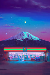 Fuji Convenience Plexi Glass Wall Art - Yagedan - V1Tech