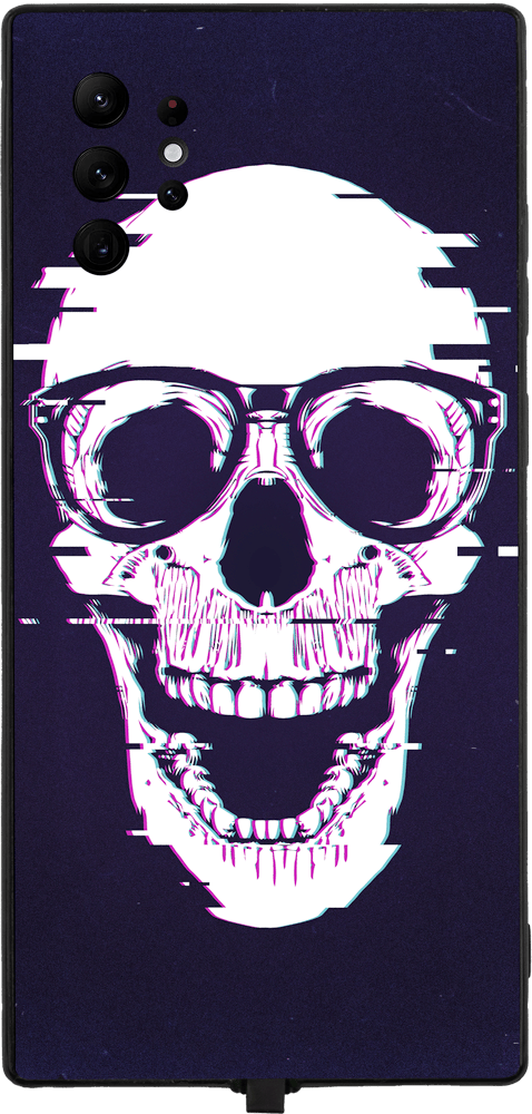 Glitch Skull RGB LED Protective Phone Case for iPhone and Samsung Models - Ddjvigo - V1 Tech