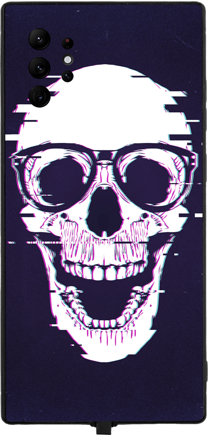 Glitch Skull RGB LED Protective Phone Case for iPhone and Samsung Models - Ddjvigo - V1 Tech