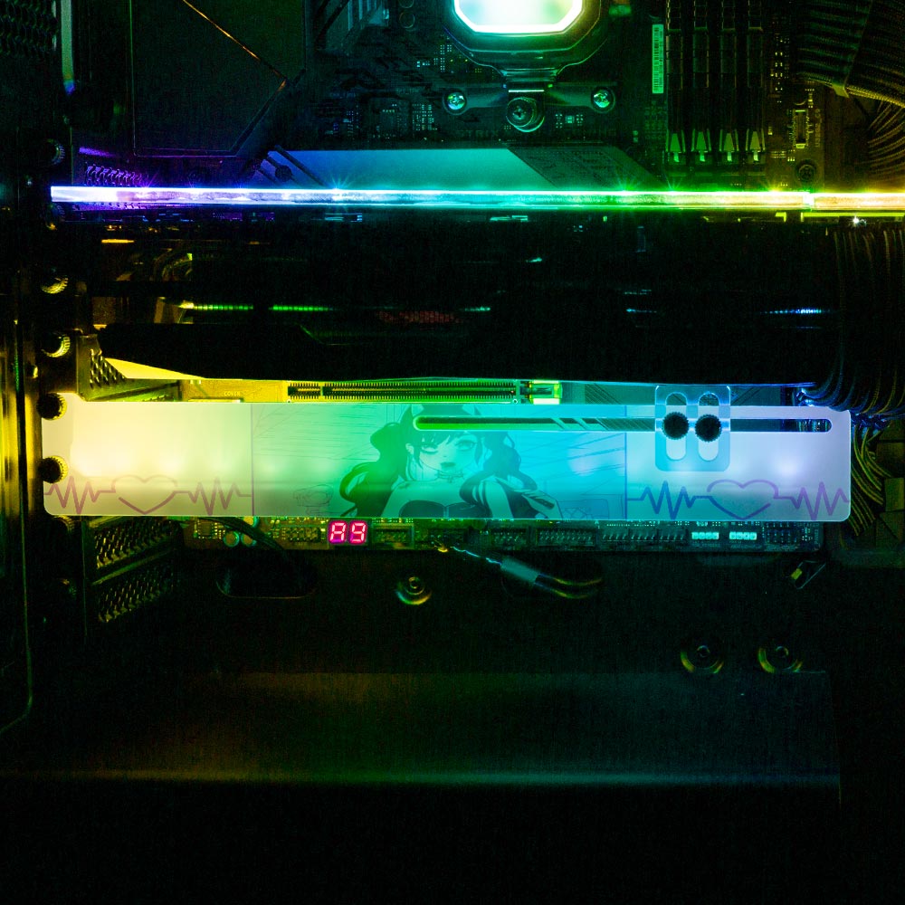 Gothic Demon RGB GPU Support Bracket - YacilArt - V1Tech – V1 Tech