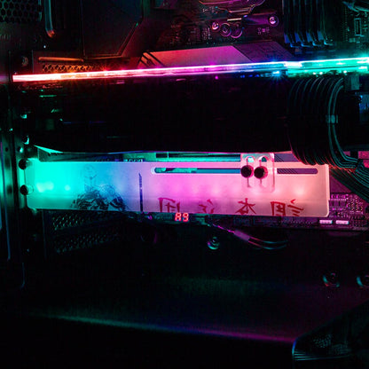 Gray Fox RGB GPU Support Bracket - Ddjvigo - V1Tech