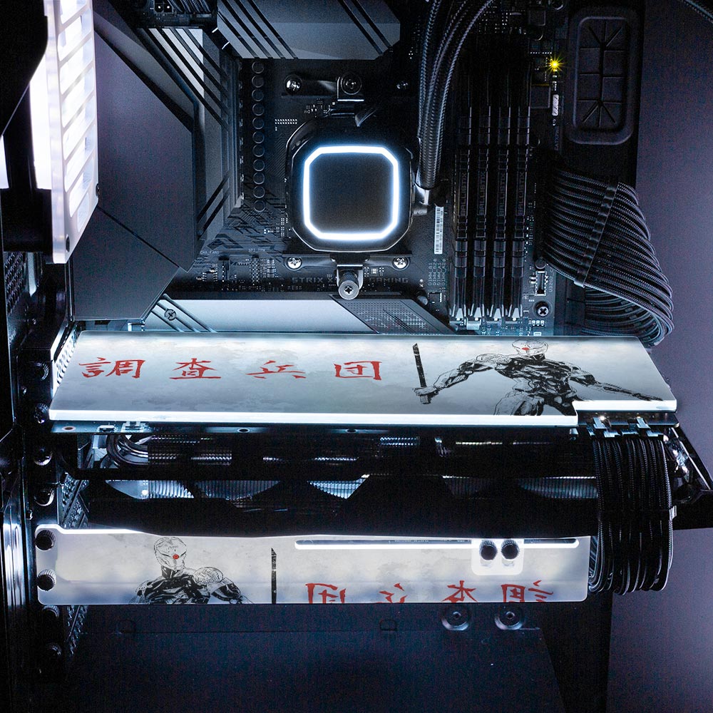 Gray Fox RGB GPU Support Bracket - Ddjvigo - V1Tech