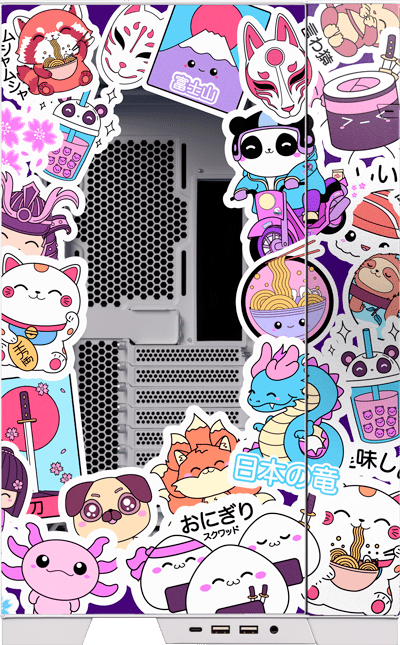 Kawaii Stickerbomb | EVO Printed Case - Donnie Art - V1 Tech