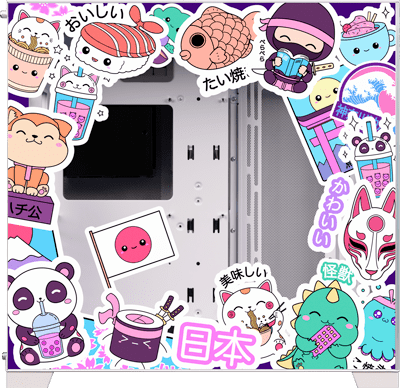 Kawaii Stickerbomb | EVO Printed Case - Donnie Art - V1 Tech