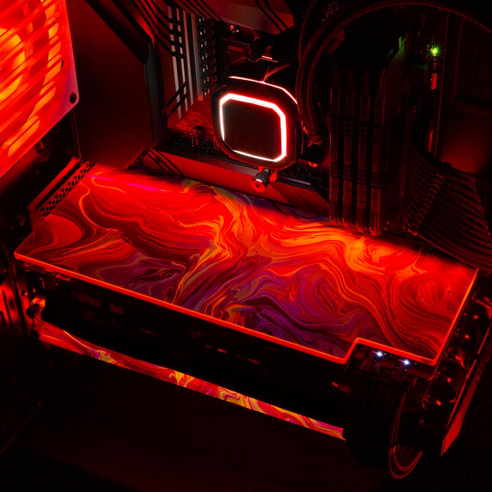 Lost to Memories RGB GPU Backplate - Geoglyser - V1Tech