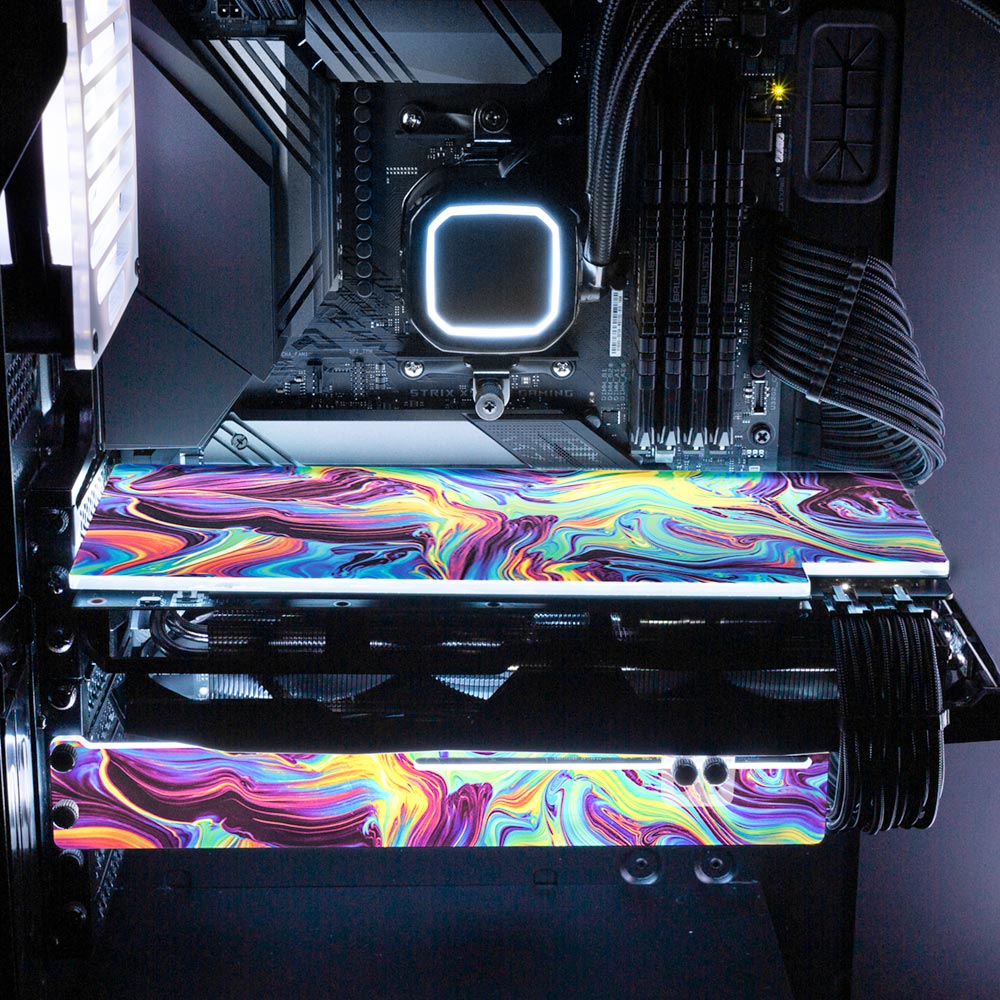 Geoglyser - 'Lost to Memories' | Custom RGB GPU Backplate by V1 Tech ...