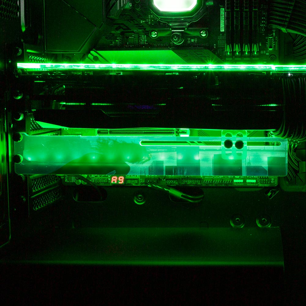 Making Plans RGB GPU Support Bracket - Dan Giuz - V1Tech
