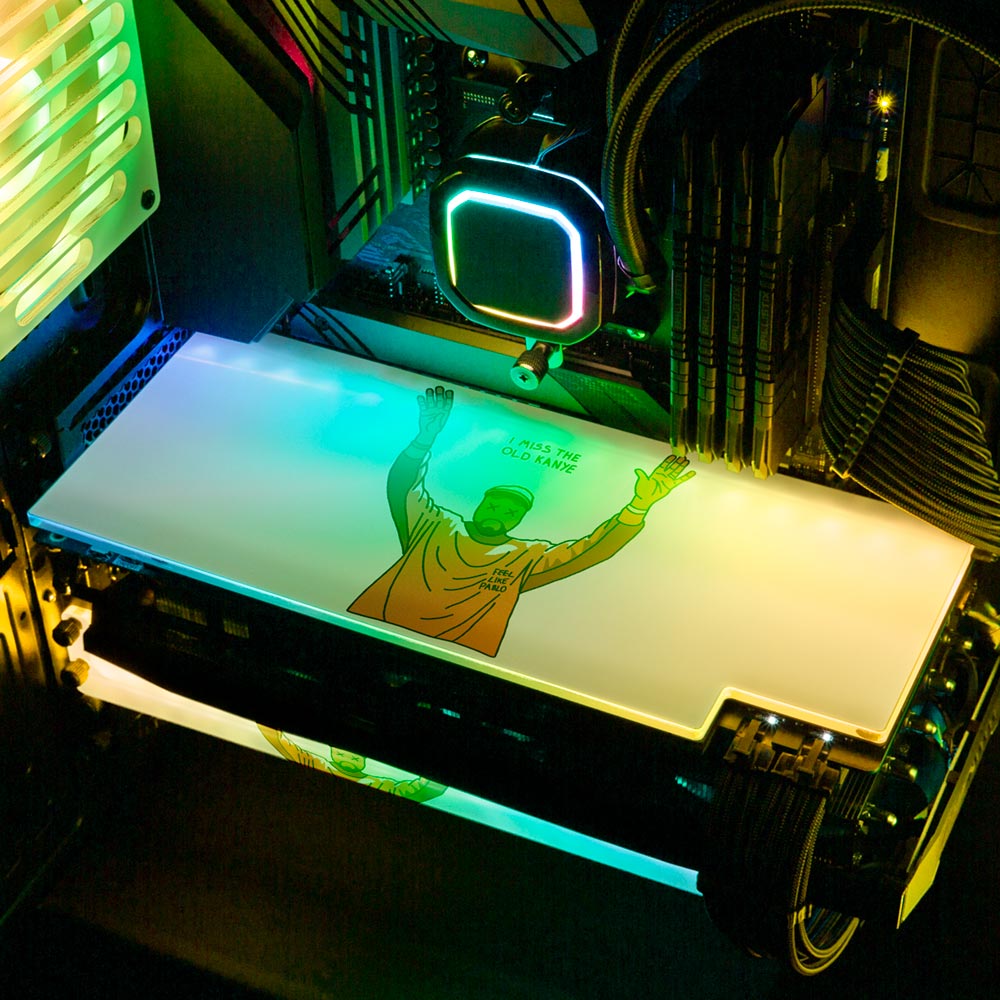 Utopia Graphix - 'Messiah' | Custom RGB GPU Backplate by V1 Tech ...