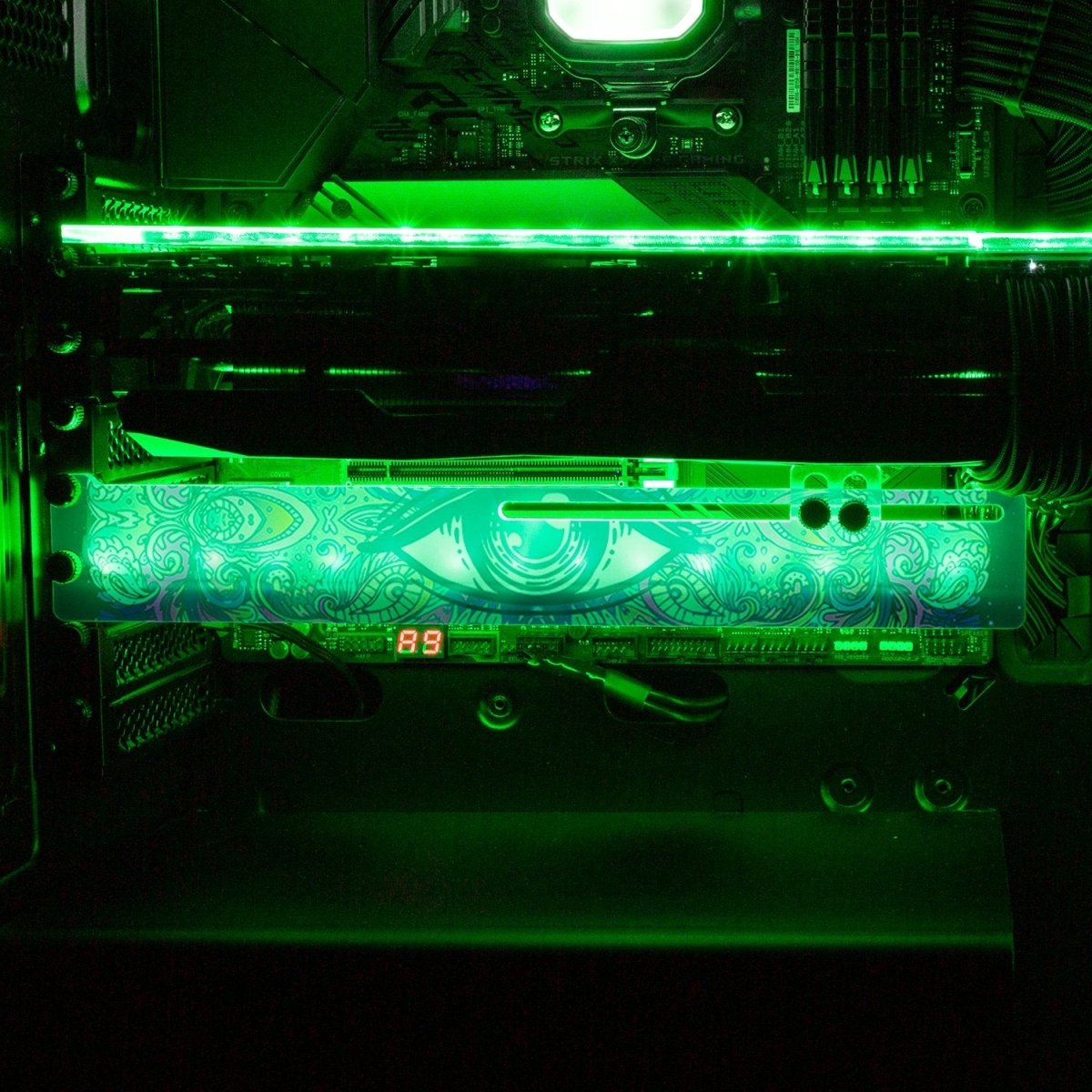 Mind Eye RGB GPU Support Bracket - V1Tech – V1 Tech