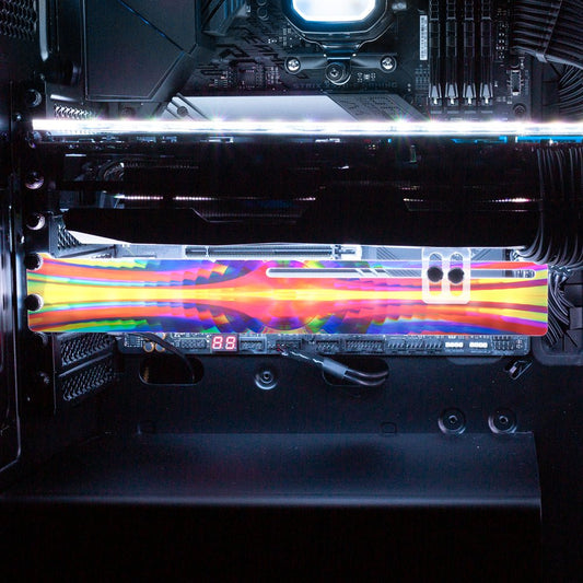Monday Space Vibes RGB GPU Support Bracket - Guedda HM - V1Tech