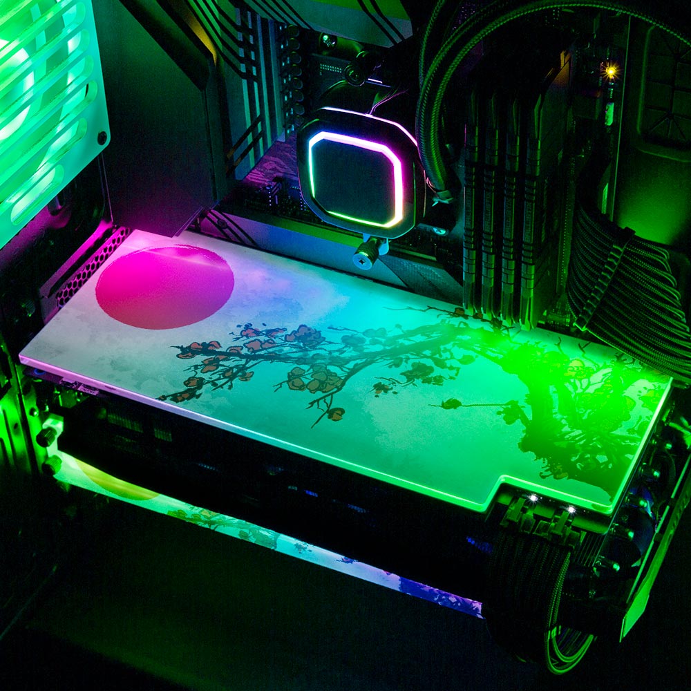 Ddjvigo - 'Nature' | Custom RGB GPU Backplate by V1 Tech | Tailored to ...