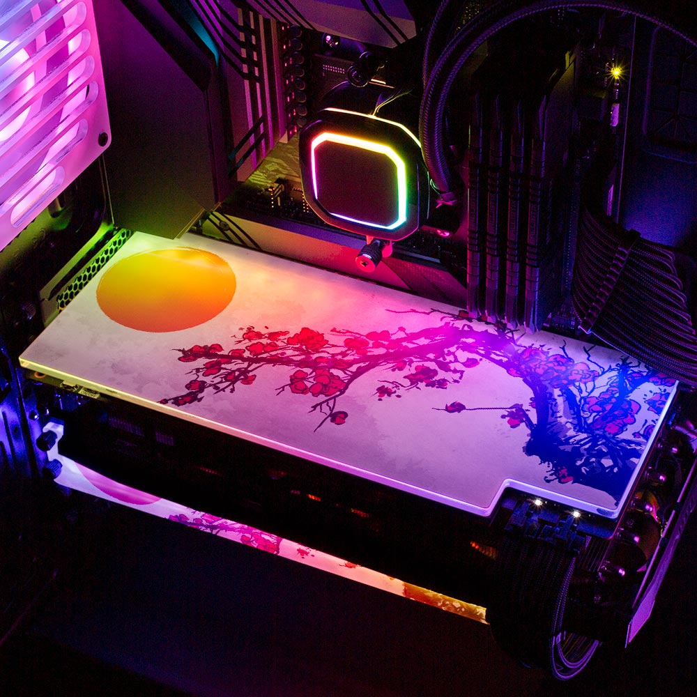 Ddjvigo - 'Nature' | Custom RGB GPU Backplate by V1 Tech | Tailored to ...