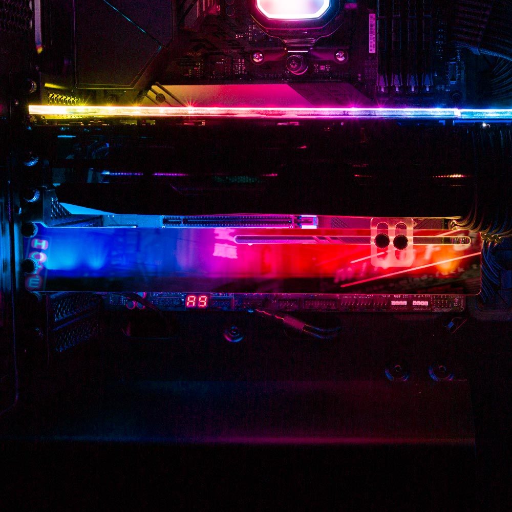 New Whip RGB GPU Support Bracket - Skie Graphic Studio - V1Tech