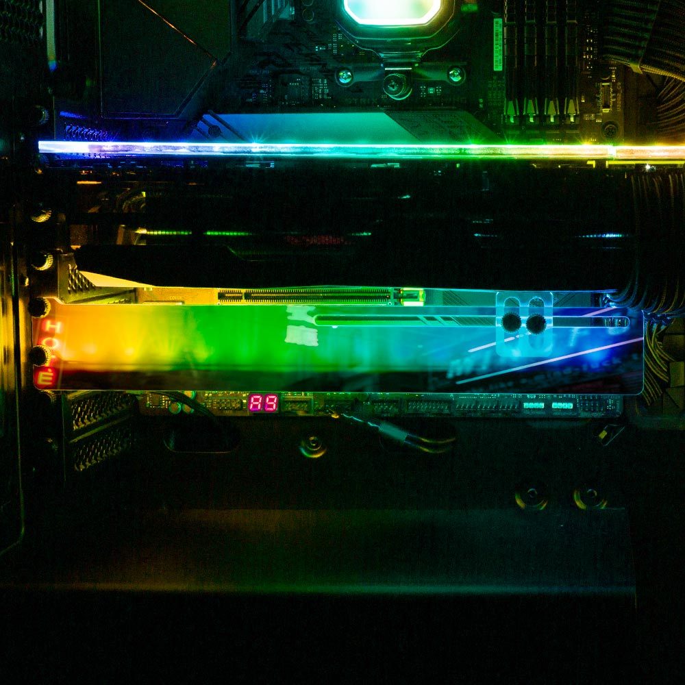 New Whip RGB GPU Support Bracket - Skie Graphic Studio - V1Tech