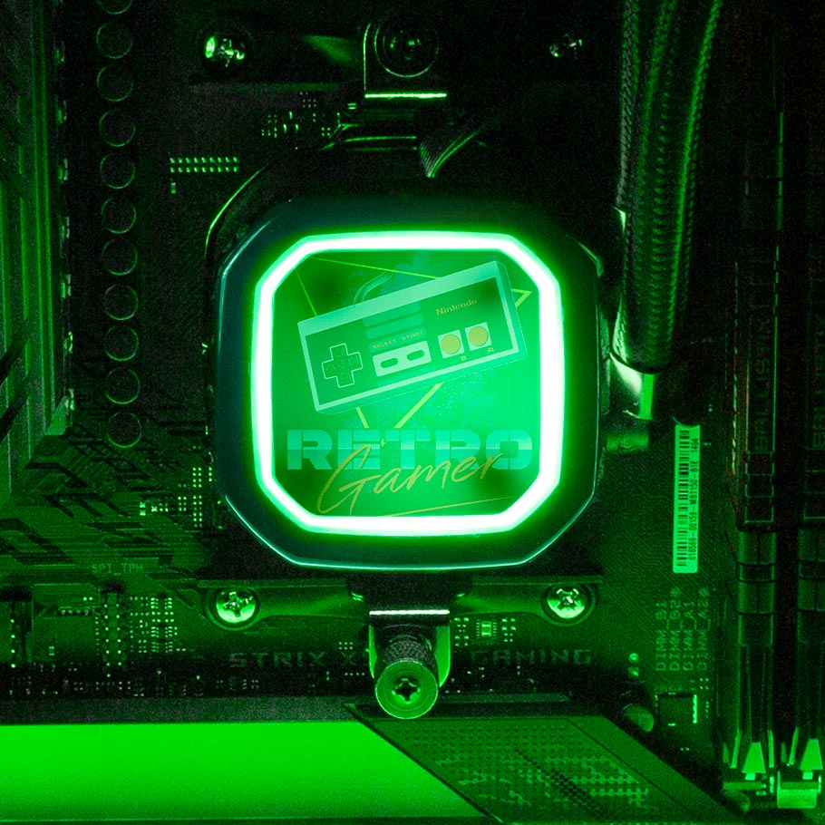Night Owl Gamer AIO Cover for Corsair RGB Hydro Platinum and Pro Series (H100i, H115i, H150i, H100X, XT, X, SE, H60) - Ddjvigo - V1Tech