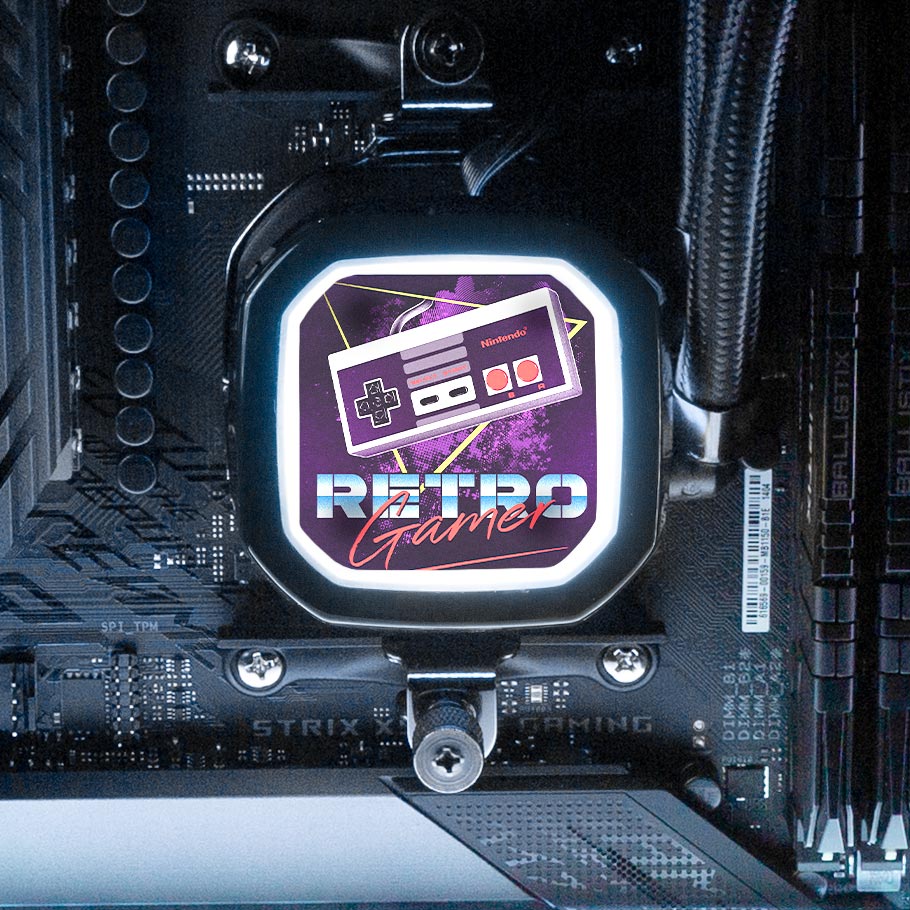 Night Owl Gamer AIO Cover for Corsair RGB Hydro Platinum and Pro Series (H100i, H115i, H150i, H100X, XT, X, SE, H60) - Ddjvigo - V1Tech