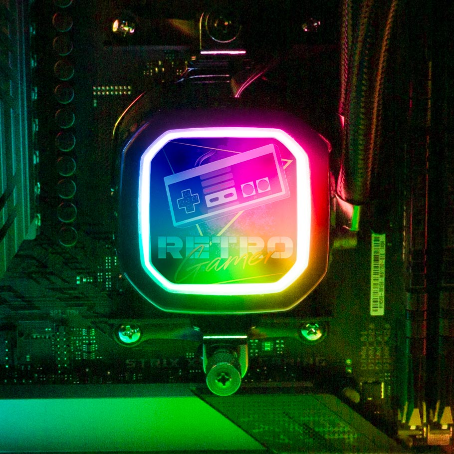 Night Owl Gamer AIO Cover for Corsair RGB Hydro Platinum and Pro Series (H100i, H115i, H150i, H100X, XT, X, SE, H60) - Ddjvigo - V1Tech