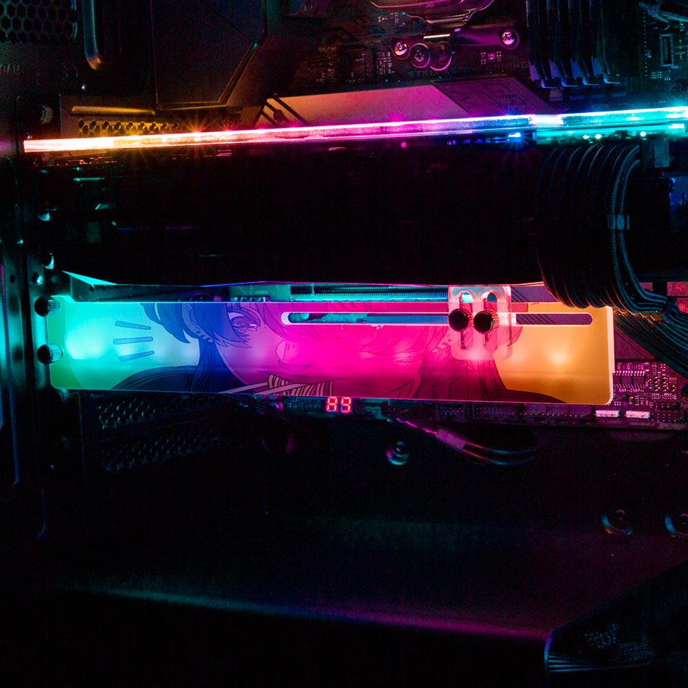 Noodles RGB GPU Support Bracket - Kuurakuu - V1Tech