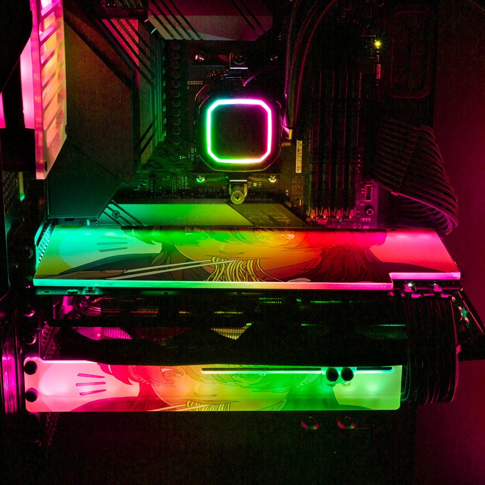 Noodles RGB GPU Support Bracket - Kuurakuu - V1Tech