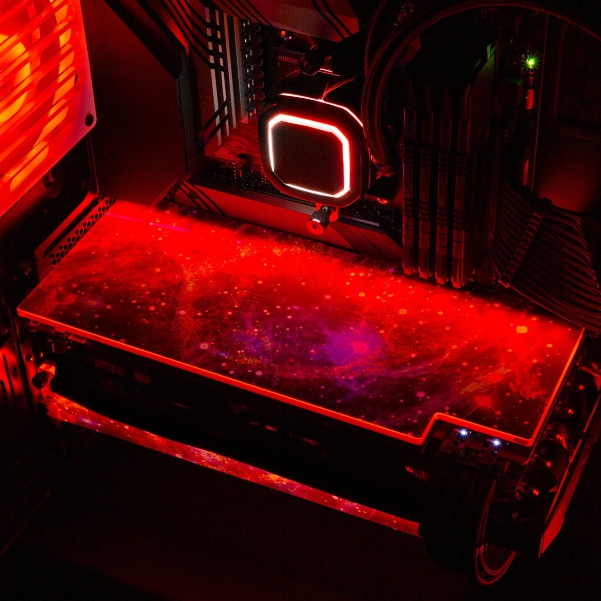 Custom Gpu Design 'Nova' Custom Design RGB GPU Backplate by V1 Tech | Tailored To Fit Any ...