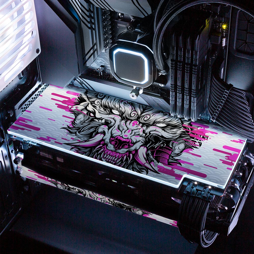 Daniele Caruso - 'Passion Wolf' | Custom RGB GPU Backplate by V1 Tech ...