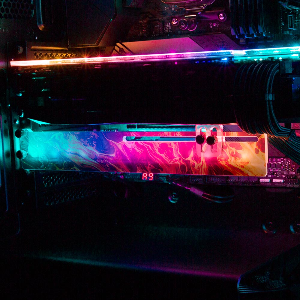 Phoenix RGB GPU Support Bracket - Geoglyser - V1Tech – V1 Tech