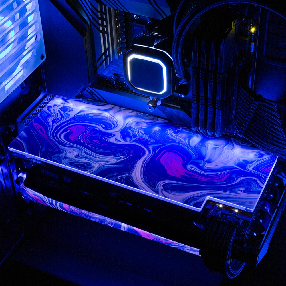 Pink Dreams RGB GPU Backplate - Geoglyser - V1Tech