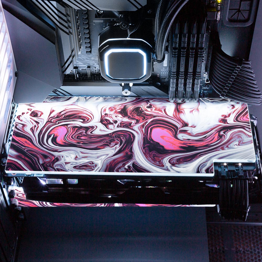 Pink Dreams RGB GPU Backplate - Geoglyser - V1Tech