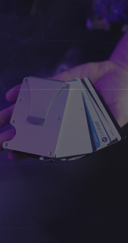 Ready For a Fight Plexi Glass Acrylic Backed Metal Wallet