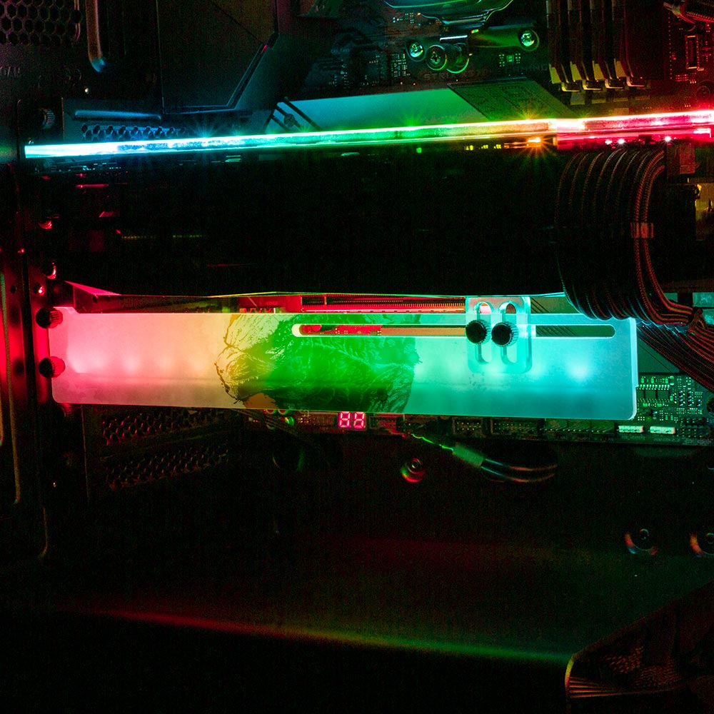 Reptile Type Alpha RGB GPU Support Bracket - Ddjvigo - V1Tech
