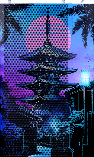 Retrowave Soul | EVO Printed Case - Donnie Art - V1 Tech